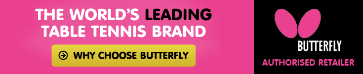 We are Butterfly approved retailers - Butterfly, the worlds leading table tennis brand.