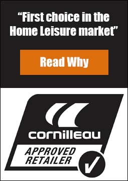 We are Cornilleau approved retailers - First choice in the Home Leisure market.